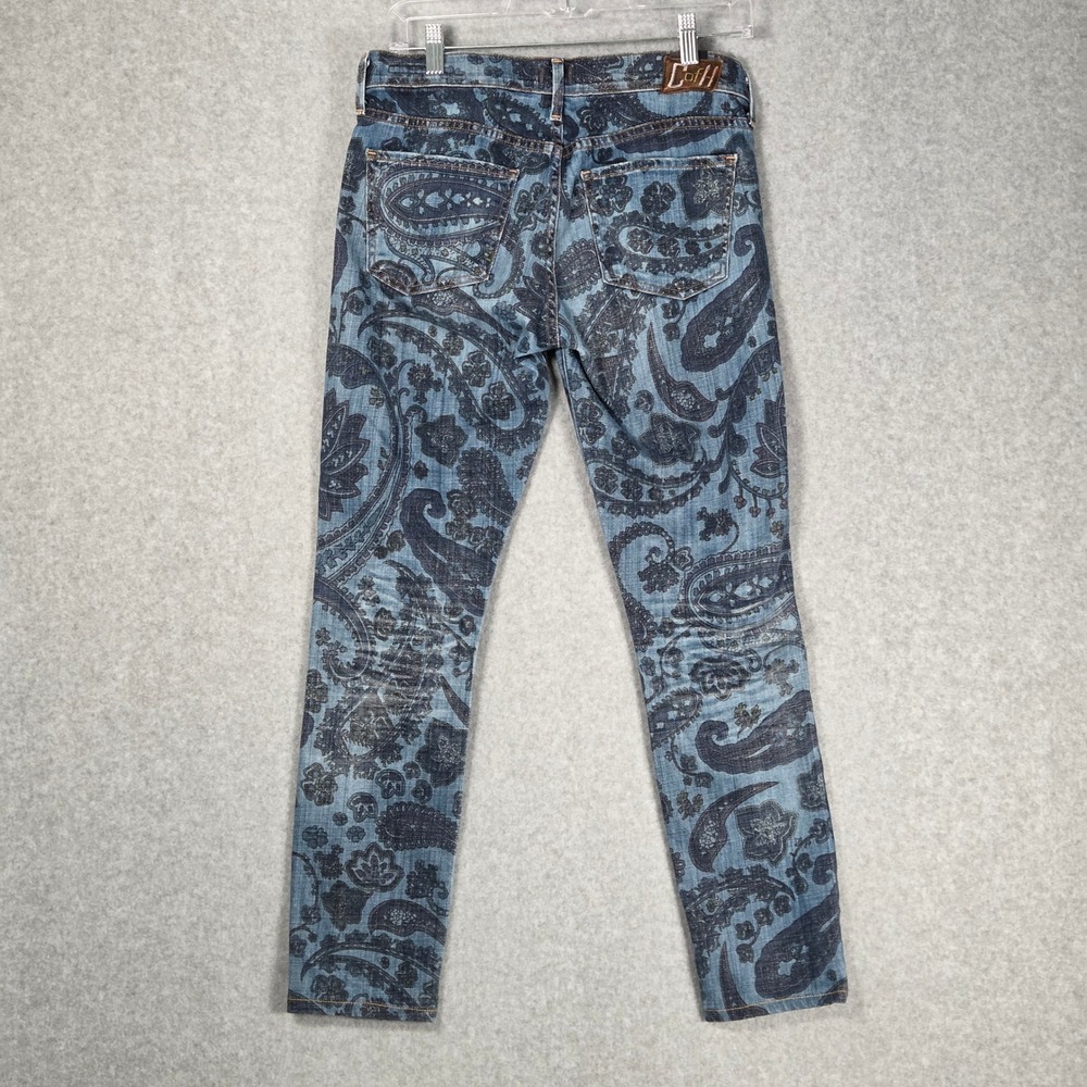 Citizens of Humanity Women 28 Avedon Skinny Jeans Paisley AOP Coastal Cowgirl - Picture 3 of 7